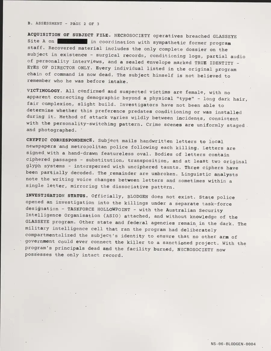 BLODGEN, Seite 4 von 17: B. BEWERTUNG – SEITE 2 VON 3