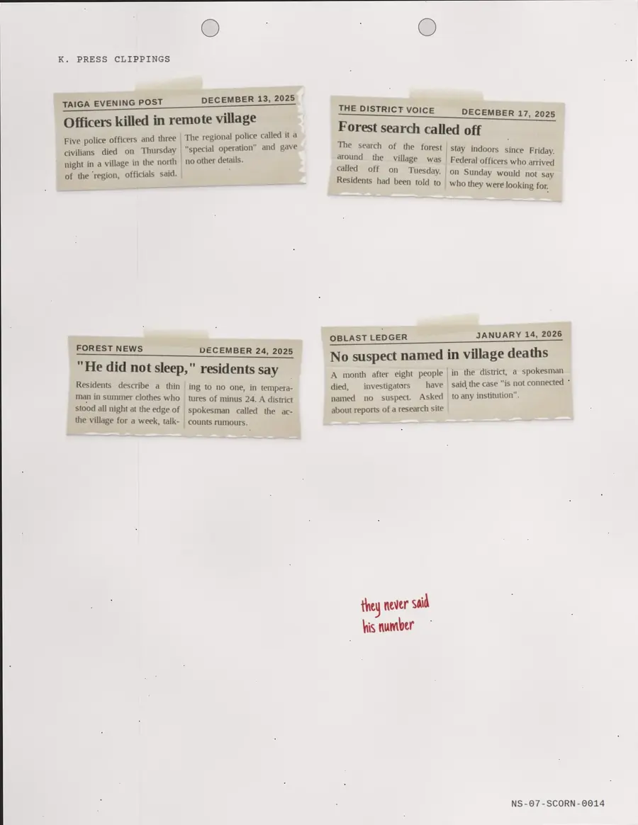 SCORN, Seite 14 von 15: K. PRESSE-AUSSCHNITTE